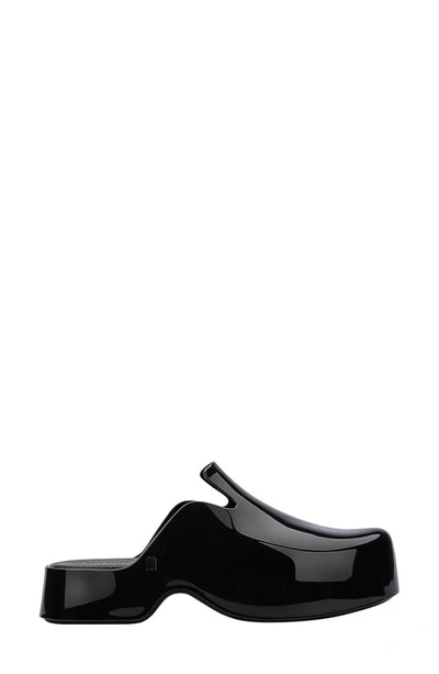 Melissa Zoe Water Resistant Platform Clog In Black