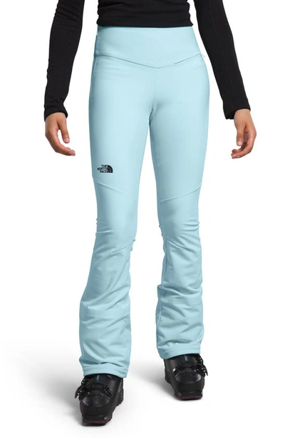 The North Face Snoga High Waist Slip Fit Windwall™ Pants In Icecap Blue