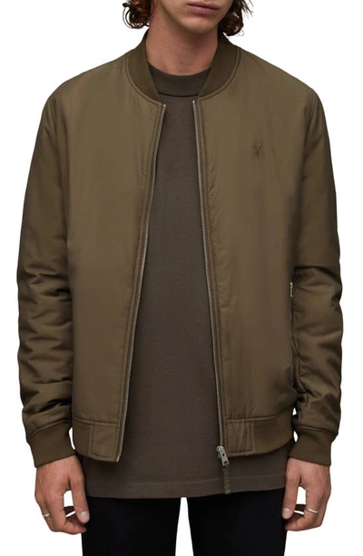 Allsaints Withrow Bomber Jacket In Regiment Brown