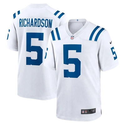 Nike Anthony Richardson White Indianapolis Colts 2023 Nfl Draft First Round Pick Game Jersey