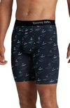 Tommy John Cool Cotton 8-inch Boxer Briefs In Invisible Skier