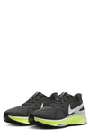 Nike Air Zoom Structure 25 Road Running Shoe In Grey