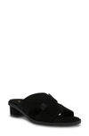 Anne Klein Timmy Slide Sandal In Black