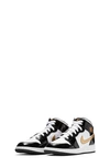 Jordan Kids' Nike  Air  1 Mid Se Basketball Shoe In Black