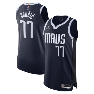 Jordan Brand Luka Dončić Navy Dallas Mavericks Authentic Player Jersey