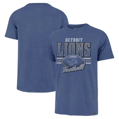 47 ' Blue Detroit Lions Last Call Franklin T-shirt