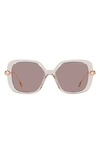 Swarovski 55mm Pillow Sunglasses In Violet