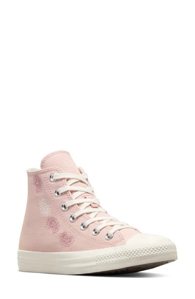 Converse Chuck Taylor® All Star® Lift High Top Platform Sneaker In Pink Sage/ Egret/ Flamingo