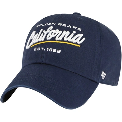47 ' Navy Cal Bears Sidney Clean Up Adjustable Hat