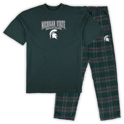 Profile Green Michigan State Spartans Big & Tall 2-pack T-shirt & Flannel Pants Set