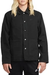 Nike Canvas Chore Coat In Black