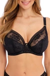 Fantasie Fusion Underwire Lace Side Support Bra In Black