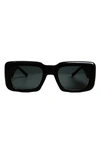 Wisdom Frame 1 Square Sunglasses In Black