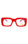 Wisdom Frame 1 Square Sunglasses In Red