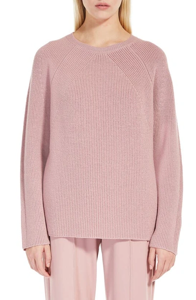Max Mara Balenio Virgin Wool Sweater In Pink