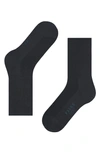 Falke Family Cotton Blend Crew Socks In Dark Navy