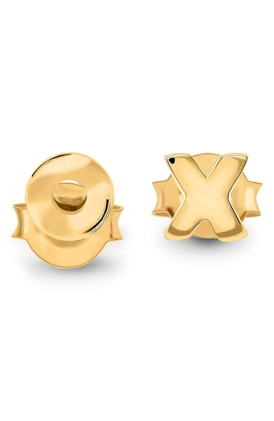 Missoma Xo Stud Earrings In Gold
