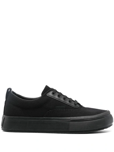 Ambush Canvas Sneakers With Panels In Black