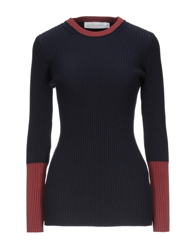 Victoria Beckham Sweaters In Dark Blue