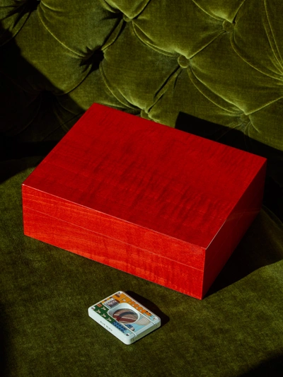 Elie Bleu Fruit Sycamore Cigarette Box (100 Cigarettes) In Red