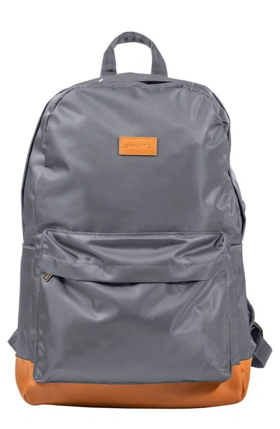 Champs Water Resistant Nylon Backpack In Grey