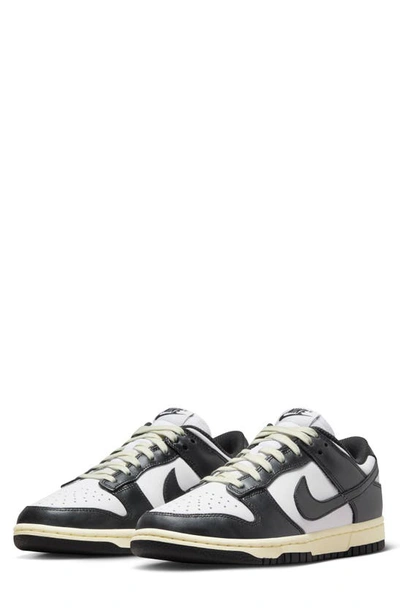 Nike Dunk Low Premium Basketball Sneaker In White