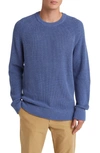 Nn07 Jacob Cotton Rib Sweater In Gray Blue