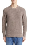 Nn07 Jacob Cotton Rib Sweater In Iron Melange