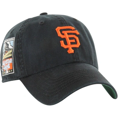 47 ' Black San Francisco Giants Sure Shot Classic Franchise Fitted Hat
