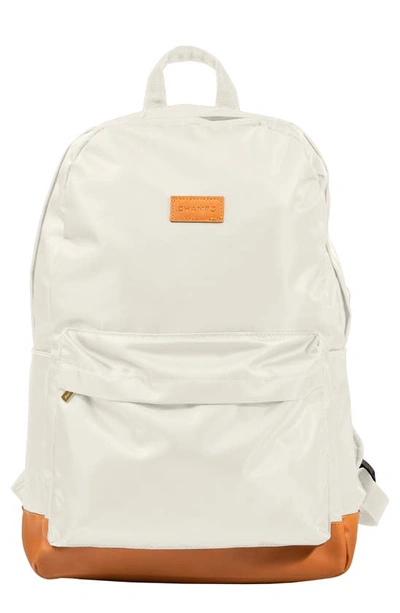 Champs Water Resistant Nylon Backpack In Ivory