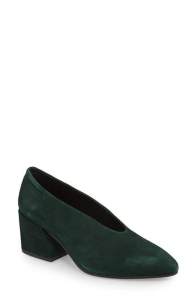 Vagabond Footwear Olivia Pump In Bottle Green Suede | ModeSens