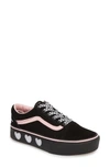 Vans Old Skool Platform Sneaker In Black/ Black