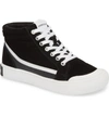 Calvin Klein Jeans Est.1978 High Top Sneaker In Black/ White/ Black