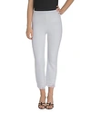 Lyssé Renna Fringe-hem Cropped Pants In White