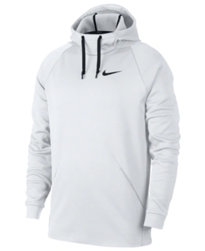 Nike Men's  Therma Pullover Training Hoodie In White