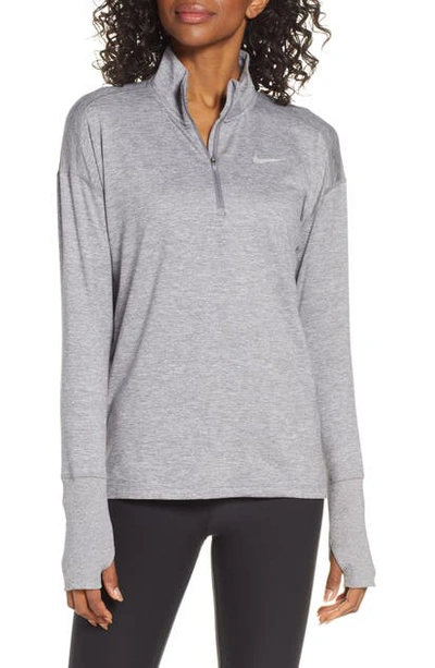 Nike Women's Element Dry Half-zip Running Top In Gunsmoke