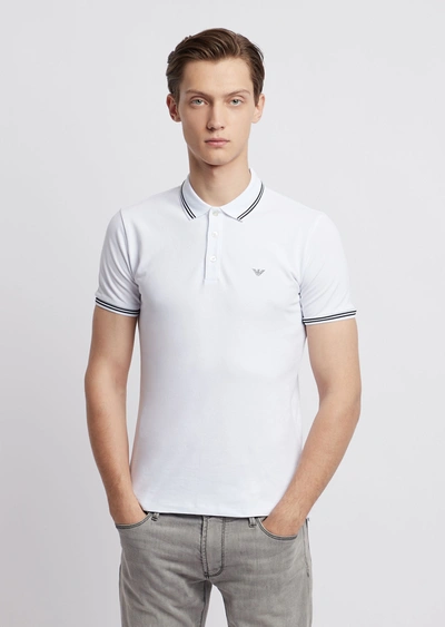 Emporio Armani Polo Shirts - Item 12202806 In White