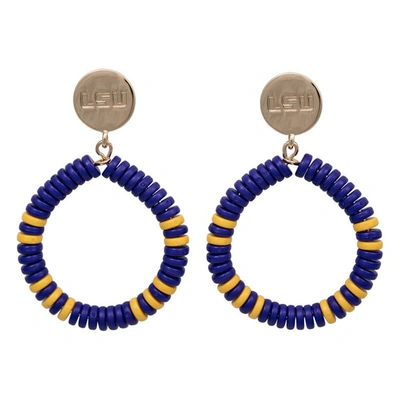Emerson Street Lsu Tigers Raya Earrings In Gold