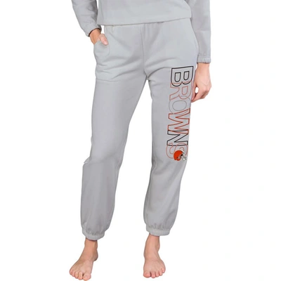 Concepts Sport Gray Cleveland Browns Sunray French Terry Pants