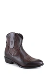 Ziginy Everith Western Boot In Brown Leather