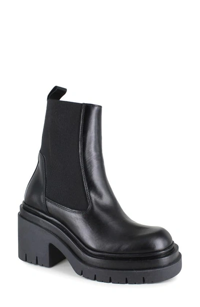 Ziginy Emery Chelsea Boot In Black Leather