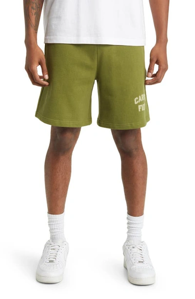 Carrots By Anwar Carrots Carrot Field Cotton Sweat Shorts In Olive