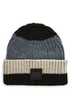 Ugg Chunky Rib Beanie In Black Multi