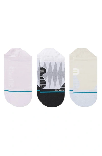Stance Pack Of Three No Show Socks In Heather Grey