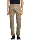 Robin's Jean Textured Graphic Jeans In Miami Brown