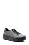 Ara Mikky Platform Sneaker In Anthracite/ Black