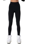 Halfdays Sophia Rib High Waist Legging In Black