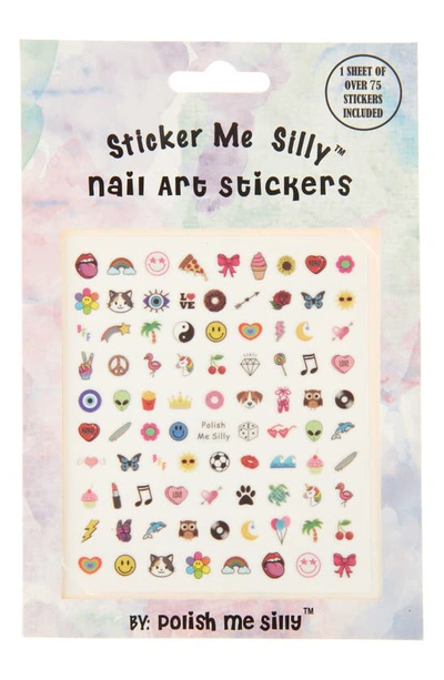 Polish Me Silly Kids' Trendy Nail Art Stickers In Multi