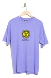 Obey Sunshine Cotton T-shirt In Digital Violet