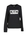 Kith Sweatshirts In Black